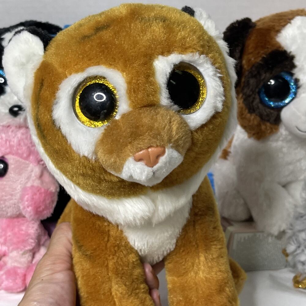 MINT TY Beanie Boos Lot of 12 Plush Big Eyes Stuffed Animals - Picture 9 of 15